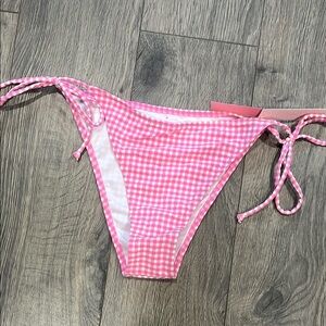 Victoria's Secret Pink Gingham Bikini Bottom